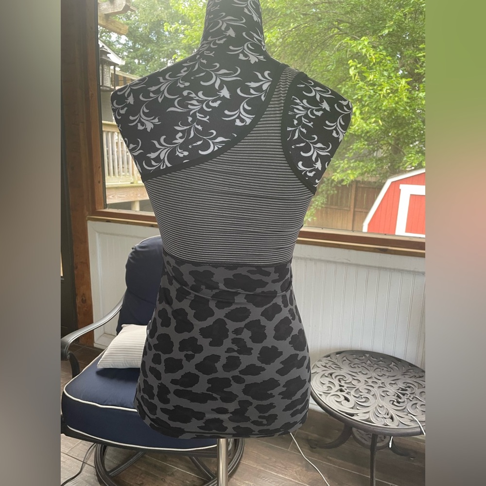 Lululemon Meshed Up Leopard and Striped Tank - Picture 3 of 6